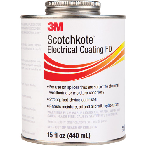 Rev&ecirc;tement &eacute;lectrique FD Scotchkote, Transparent, 15 oz, Canette Seaboard Timber Mart