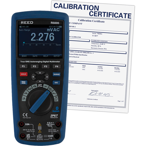 True RMS Industrial Multimeter with ISO Certificate, AC/DC Voltage, AC/DC Current Seaboard Timber Mart