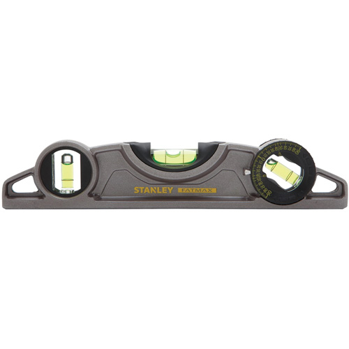 Fatmax&reg; Cast Torpedo Level, 9" L, Aluminum, 3 Vials, Magnetic Seaboard Timber Mart