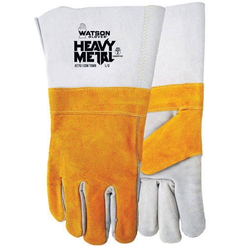 Gants ignifug&eacute;s Cow Town, Cuir de vache refendu, Taille Grand Seaboard Timber Mart