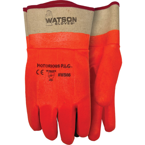Notorious P.I.G. Gloves, One Size, Nitrile/PVC Coating, Jersey Shell Seaboard Timber Mart