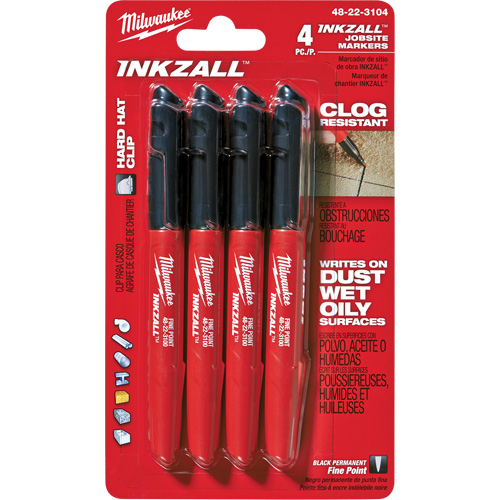 Inkzall Marker, Black, Fine Tip Seaboard Timber Mart