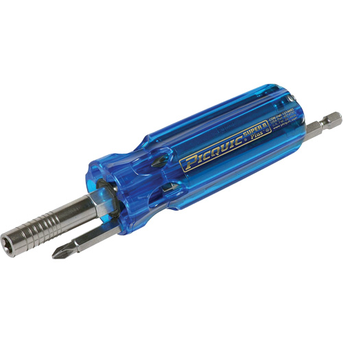 Tournevis multi embouts Super 8 Plus, Prise Plastique Seaboard Timber Mart