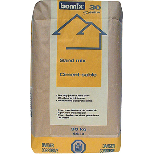 Ciment et m&eacute;lange de sable Portland, 66 lb (30 kg)/66 lb (30 kg) Seaboard Timber Mart
