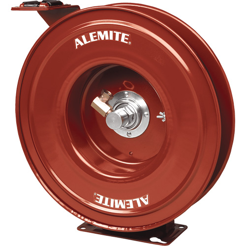 Alemite&reg; Heavy-Duty Hose Reel, Single Hose, 7" W x 19" D x 20-1/4" H Seaboard Timber Mart
