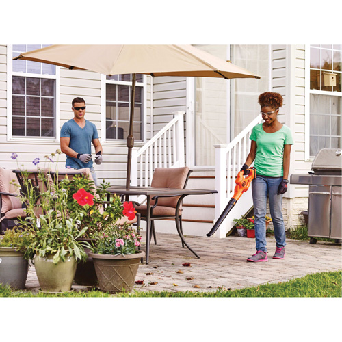 Trousse de balayeuse sans fil Max*, 20 V, Vitesse d'air 130 mi/h, &agrave; pile Seaboard Timber Mart