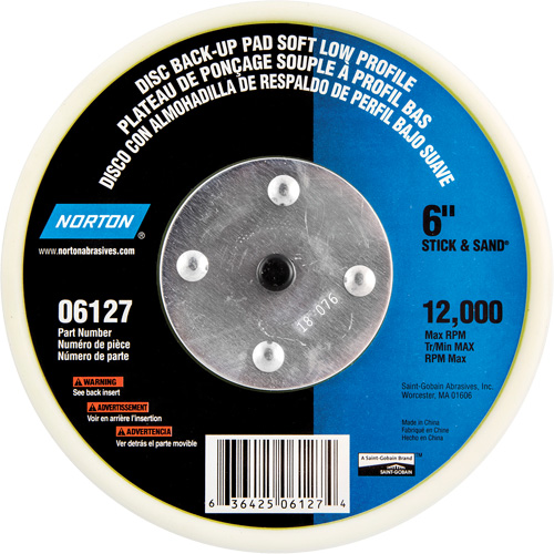 Back Up Pads For PSA & Hook And Loop Paper Discs Seaboard Timber Mart
