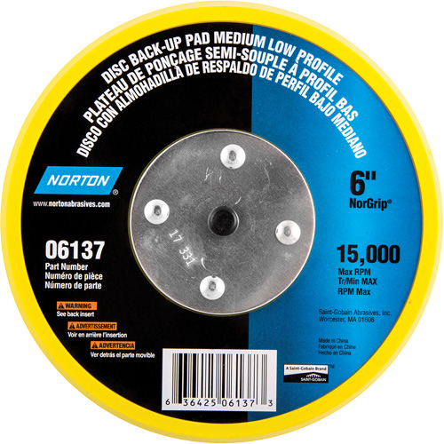 Back Up Pads For PSA & Hook And Loop Paper Discs Seaboard Timber Mart