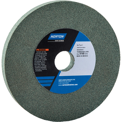 Bench Grinding Wheels - Gemini, 6" x 1/2", 1" Arbor Seaboard Timber Mart