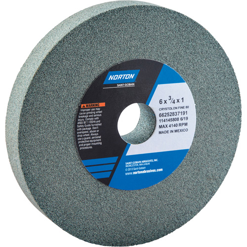 Bench Grinding Wheels - Gemini, 6" x 3/4", 1" Arbor Seaboard Timber Mart