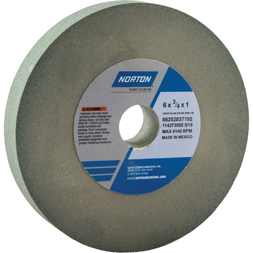 Bench Grinding Wheels - Gemini, 6" x 3/4", 1" Arbor Seaboard Timber Mart