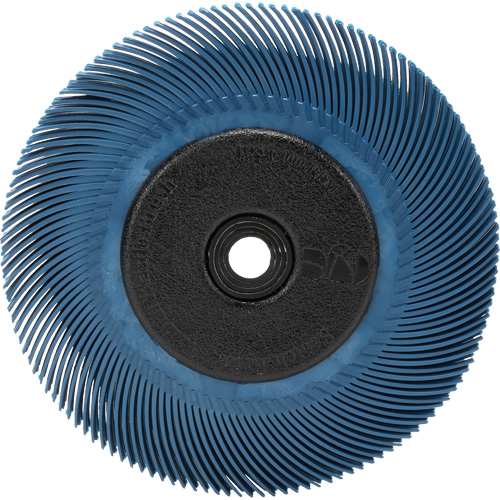 Brosse radiale en soies Scotch-Brite, C&eacute;ramique, Grain 400, 6" dia. Seaboard Timber Mart