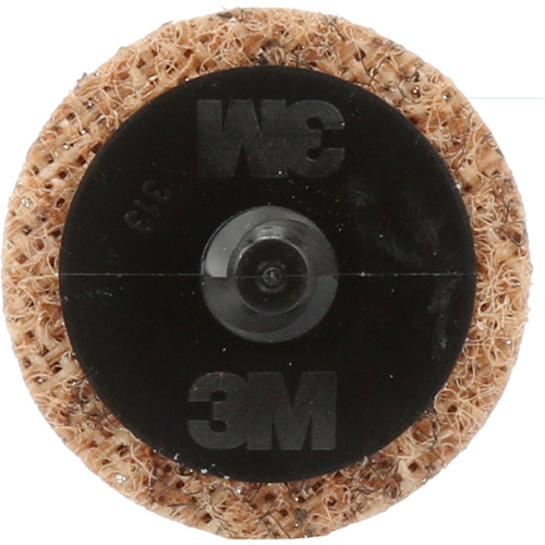 Disque de conditionnement de surface Roloc Scotch-Brite, 1-1/2" dia., Grain Cors&eacute;, Oxyde d'aluminium Seaboard Timber Mart