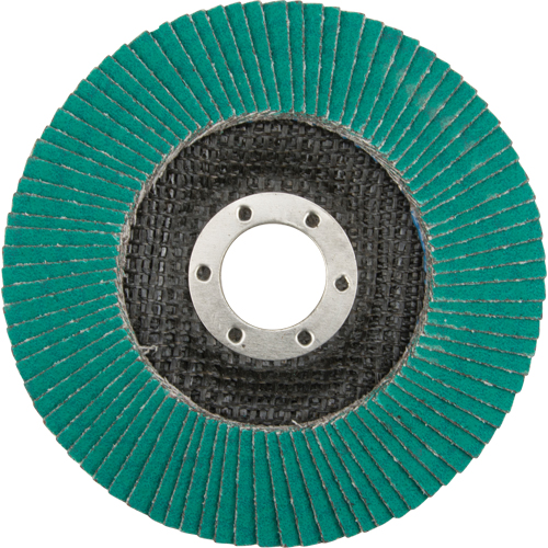 Flap Wheels - 577F Flap Discs, 4-1/2" x 7/8", Type 29, 80 Grit, Zirconium Seaboard Timber Mart