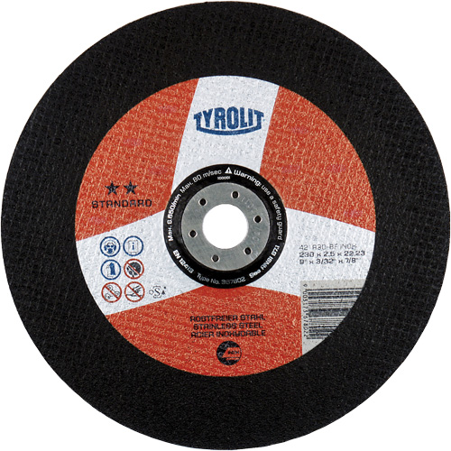 Premium INOX Cutting Disc, 6" x 5/64", 7/8" Arbor, Type 27, Aluminum Oxide, 10200 RPM Seaboard Timber Mart