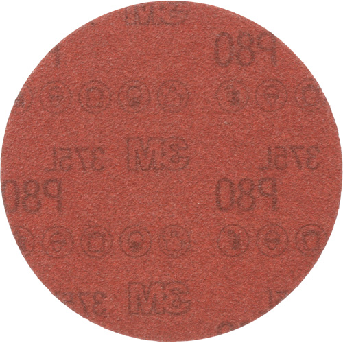 3M 375L Sanding Disc - 5", 5" Dia., P80 Grit, Aluminum Oxide Seaboard Timber Mart