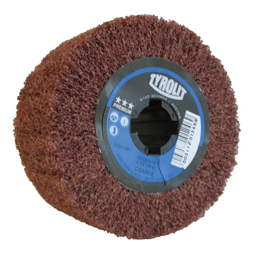Pro-Line Surface Conditioning Drum, 4" Dia. x 2" W, 3/4" Arbor, Coarse Grit, Aluminum Oxide Seaboard Timber Mart