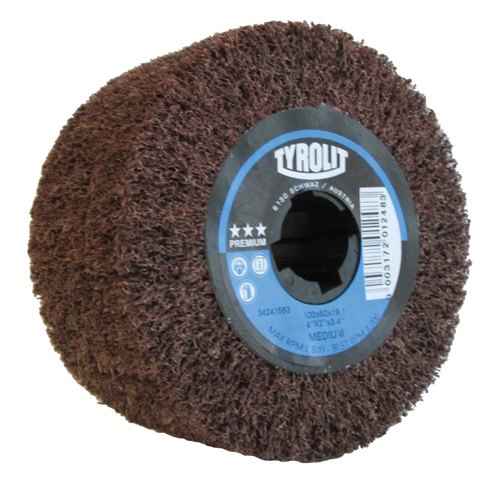 Pro-Line Surface Conditioning Drum, 4" Dia. x 2" W, 3/4" Arbor, Medium Grit, Aluminum Oxide Seaboard Timber Mart