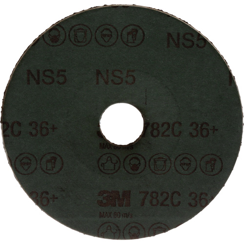 782C Fibre Disc, Ceramic Grain, 36+, 5" Dia x 7/8" Arbor Seaboard Timber Mart