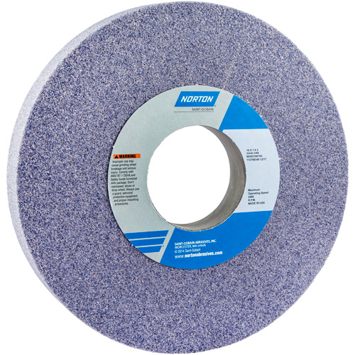 Meule cylindrique Norton 32A, 10" x 1", Arbre de 3", 1, Oxyde d'aluminium Seaboard Timber Mart