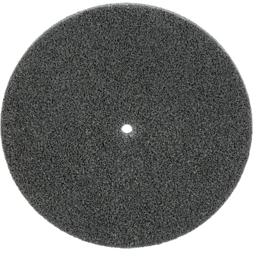 Meule unitaris&eacute;e EXL Scotch-Brite, 5" x 1/4", Arbre de 1/4", Grain de Fin, Carbure de silicium Seaboard Timber Mart
