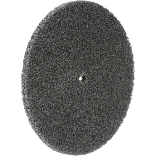 Meule unitaris&eacute;e EXL Scotch-Brite, 5" x 1/4", Arbre de 1/4", Grain de Fin, Carbure de silicium Seaboard Timber Mart