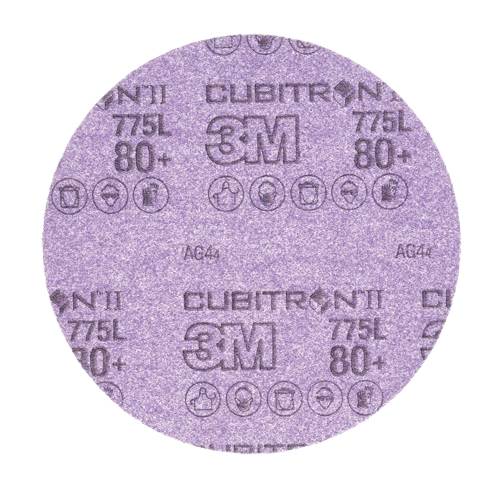 Rouleau de disques abrasifs Cubitron II Stikit, 6" dia., Grain 80+, C&eacute;ramique Seaboard Timber Mart