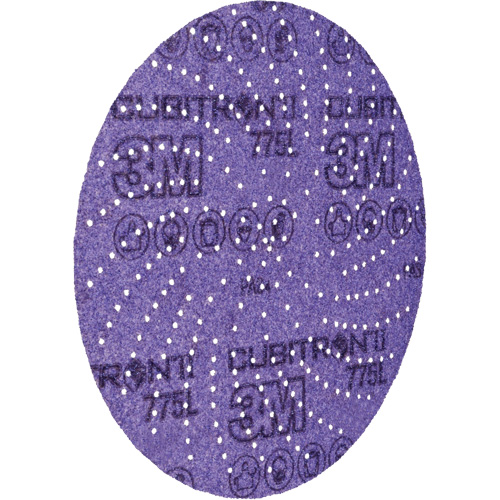 Disque abrasif 775L Cubitron II Hookit, dia 5", Grain 80+, C&eacute;ramique, Poids F Seaboard Timber Mart