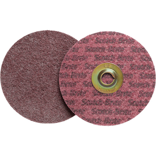 Scotch-Brite Roloc Surface Conditioning Disc, 2" Dia., Medium Grit, Aluminum Oxide Seaboard Timber Mart