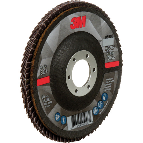 Disque &agrave; lamelles &agrave; changement rapide 769F, 4-1/2" x 7/8", Type 29, Grain 80+, C&eacute;ramique Seaboard Timber Mart