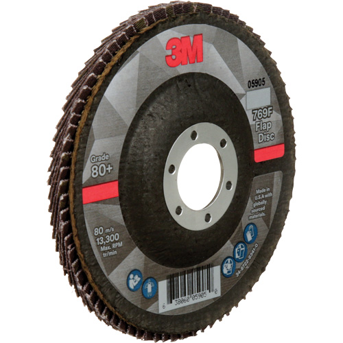 769F Quick Change Flap Disc, 4-1/2" x 7/8", Type 27, 80+ Grit, Ceramic Seaboard Timber Mart