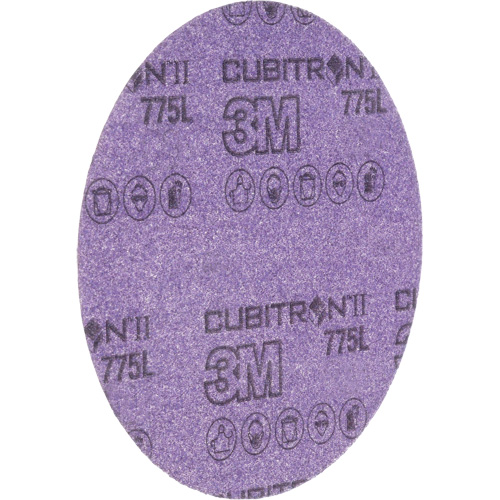 Disque en pellicule s&eacute;rie 775L Cubitron II Hookit, dia 6", Grain 240+, C&eacute;ramique, 3 mils Seaboard Timber Mart