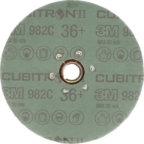 Disque en fibre 982C Cubitron II, C&eacute;ramique, 36+, 5" Dia Seaboard Timber Mart