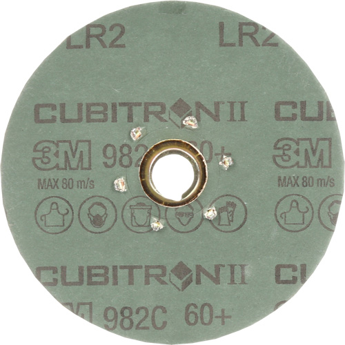 Disque en fibre 982C Cubitron II, C&eacute;ramique, 60+, 4-1/2" Dia Seaboard Timber Mart