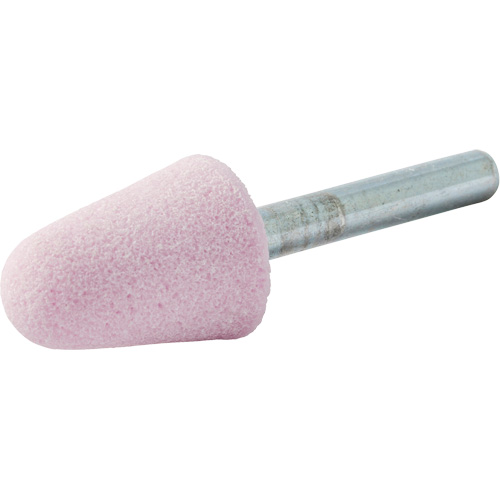 Meule mont&eacute;e vitrifi&eacute;e, A5, Oxyde d'aluminium, 3/4" dia., 1-1/8" lo, 80 Grain Seaboard Timber Mart