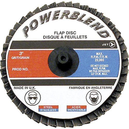 Powerblend Roll-On Flap Disc, 2" x Z40 Grit Seaboard Timber Mart