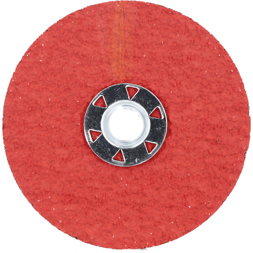Disque de verrouillage en fibres avec fixation Speed-Change, 4-1/2" dia., Grain 24, C&eacute;ramique d'alumine Seaboard Timber Mart