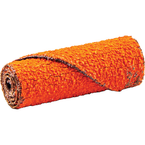 Cartouche de ruban abrasif en rouleau, 60 Grain, 1/2" dia., C&eacute;ramique d'alumine, 1-1/2" lo, 1/8" Dimension de l'arbre Seaboard Timber Mart