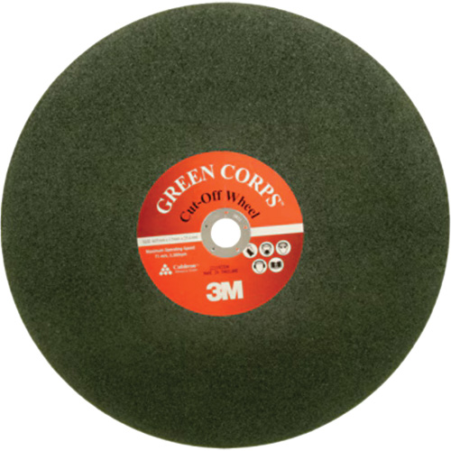 Meule &agrave; d&eacute;couper Green Corps, 16" x C&eacute;ramique, 20 000 Tr/min Seaboard Timber Mart