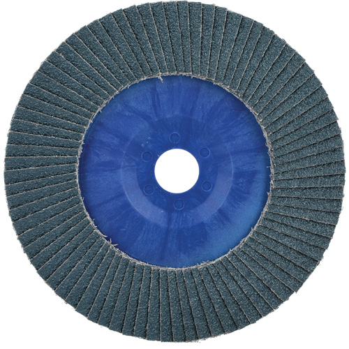Disque &agrave; lamelles &agrave; garnissage rapide BueFire, 7" x 7/8", Type 27, Grain 40, Alumine de zirconium Seaboard Timber Mart