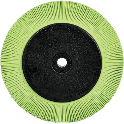 Scotch-Brite Type S Precision Radial Bristle Brush PN-RB with Flange, Ceramic, 50+ Grit, 8" Dia. Seaboard Timber Mart