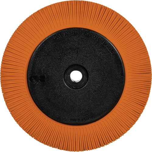 Scotch-Brite Type S Precision Radial Bristle Brush PN-RB with Flange, Ceramic, 80+ Grit, 8" Dia. Seaboard Timber Mart