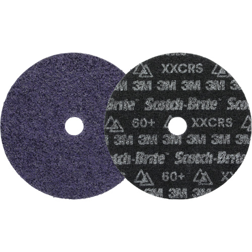 Disque de conditionnement des surfaces de pr&eacute;cision Scotch-Brite, HD-DH, 7" dia., Grain Tr&egrave;s grossier, C&eacute;ramique Seaboard Timber Mart