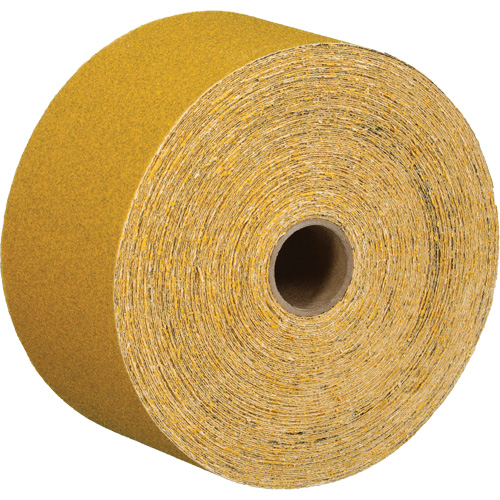 Feuille abrasive dor&eacute;e en rouleau Stikit 02785, Oxyde d'aluminium, 2-3/4" la x 135' lo, Grain 220 Seaboard Timber Mart