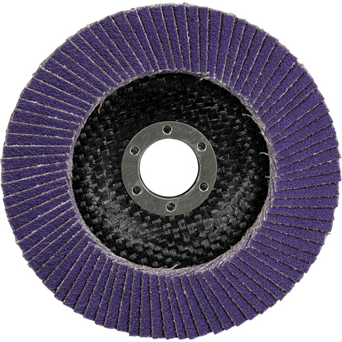 Cubitron 3 Conical  Flap Disc 1169F, 4-1/2" x 7/8", Type T29, 80+ Grit, Ceramic Seaboard Timber Mart