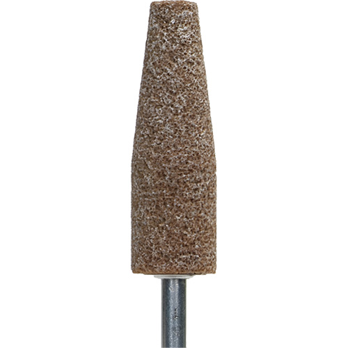 Gemini Vitrified Bond Mounted Point, A38, Aluminum Oxide, 1-1/2" Dia., 1-1/2" L, 60 Grit Seaboard Timber Mart