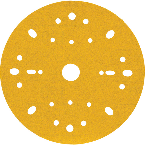 Disque abrasif dor&eacute; Hookit, dia 6", Grain 120, Oxyde d'aluminium, Poids C Seaboard Timber Mart