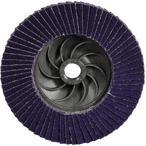 Disque &agrave; lamelles Cubitron 3 1169F, 4-1/2" x 5/8"-11, Type T27, Grain 40+, C&eacute;ramique Seaboard Timber Mart