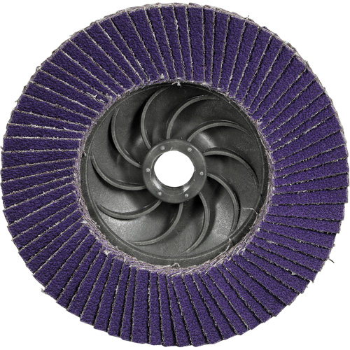 Disque &agrave; lamelles Cubitron 3 1169F, 5" x 5/8"-11, Type T29, Grain 60+, C&eacute;ramique Seaboard Timber Mart
