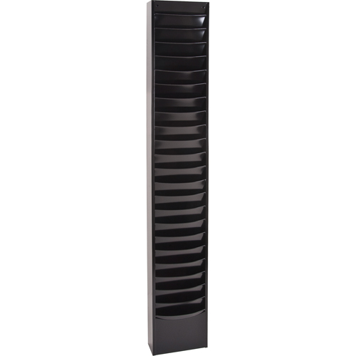 Pr&eacute;sentoirs, Stationnaire, 23 fentes, Acier, 9-3/4" la x 4-1/8" p x 65-1/2" h Seaboard Timber Mart